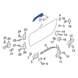 Mazda OE - Front Left Outer Exterior Door Handle