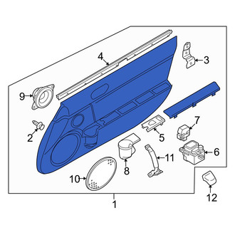 Mazda OE - Front Left Inner Door Interior Trim Panel