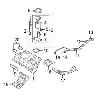 Mazda OE - Fuel Injection Pressure Regulator