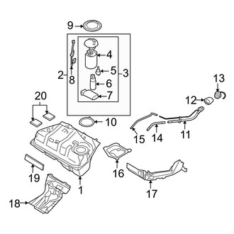 Mazda OE - Fuel System Components