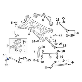 Mazda OE - Rear Alignment Camber Adjusting Eccentric