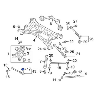 Mazda OE - Rear Steering Tie Rod End Boot