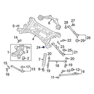 Mazda OE - Lateral Arm Nut