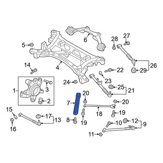 Mazda OE - Rear Suspension Crossmember Reinforcement