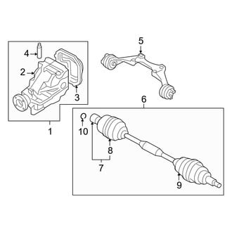 Mazda OE - Rear Suspension - Axle & Differential