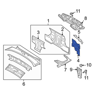 Mazda OE - Rear Right Rear Body Panel