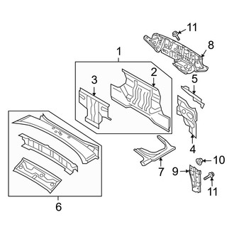 Mazda OE - Rear Body & Floor - Rear Body (W/O Retractable Hard Top)