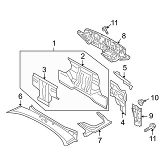 Mazda OE - Rear Rear Body Panel