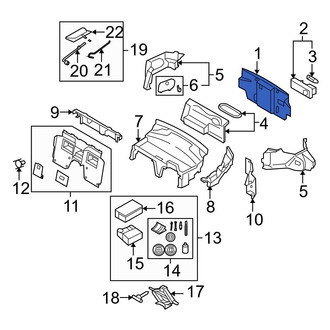 Mazda OE - Rear Rear Body Panel Trim Panel