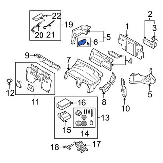 Mazda OE - Rear Right Floor Jack Cover