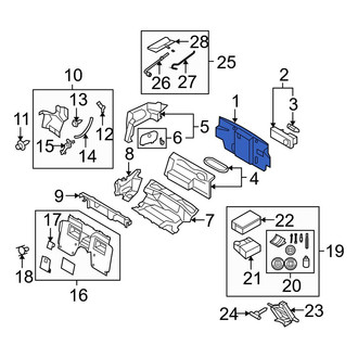 Mazda OE - Rear Rear Body Panel Trim Panel