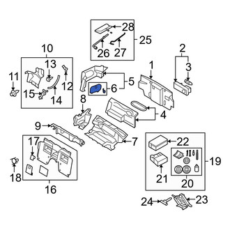 Mazda OE - Rear Right Floor Jack Cover