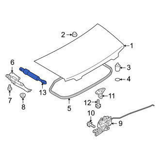 Mazda OE - Trunk Lid Lift Support