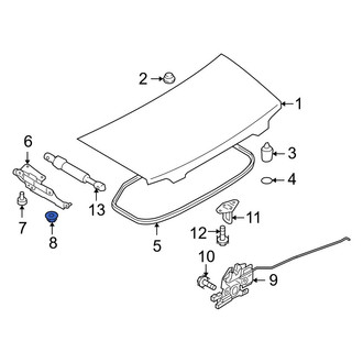 Mazda OE - Deck Lid Hinge Nut