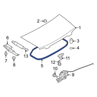 Mazda OE - Rear Deck Lid Seal
