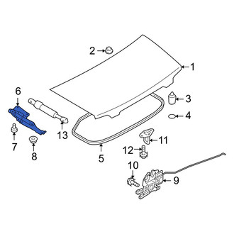 Mazda OE - Rear Left Deck Lid Hinge