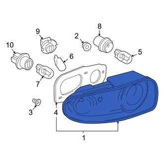 Mazda OE - Rear Left Tail Light Assembly