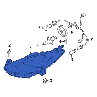 Mazda OE - Front Left Headlight