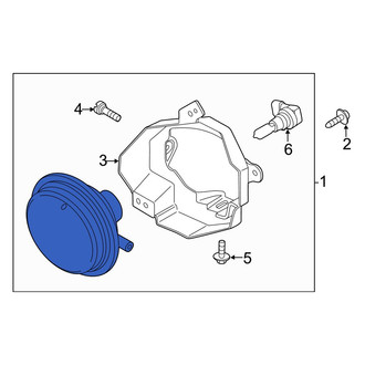 Mazda OE - Front Left Fog Light