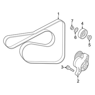 Mazda OE - Cooling - Belts & Pulleys (With A/C)