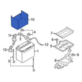 Mazda OE - Battery Cover