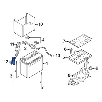 Mazda OE - Battery Terminal Cover
