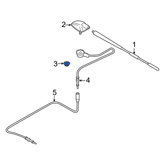 Mazda OE - Radio Antenna Base Nut