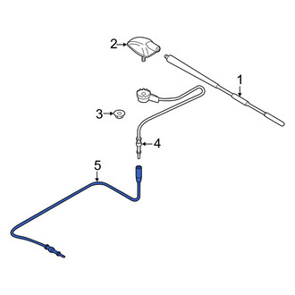 Mazda OE - Rear Antenna Cable