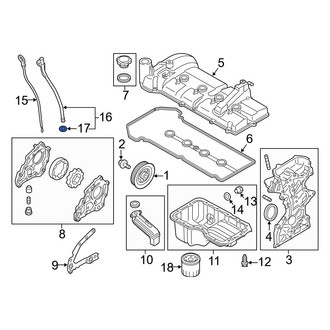 Mazda OE - Engine Oil Dipstick Tube O-Ring