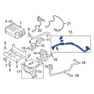 Mazda OE - Evaporative Emissions System Lines