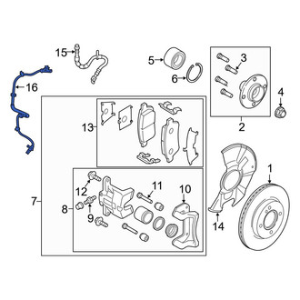 Mazda OE - Front ABS Wheel Speed Sensor