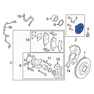 Mazda OE - Front Wheel Hub