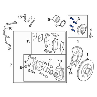 Mazda OE - Front Wheel Lug Stud