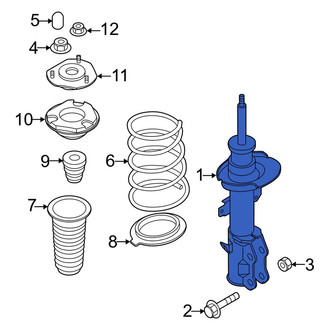 Mazda OE - Front Left Suspension Strut