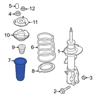 Mazda OE - Front Upper Coil Spring Insulator