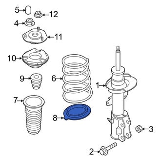 Mazda OE - Front Lower Coil Spring Insulator