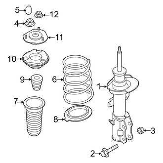 Mazda OE - Front Suspension - Struts & Components