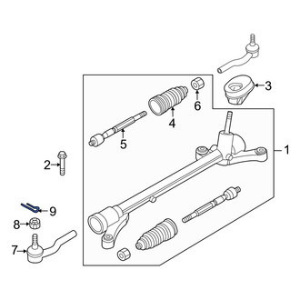 Mazda OE - Steering Tie Rod End Cotter Pin
