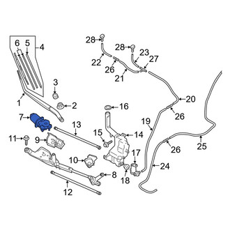 Mazda OE - Front Wiper Motor