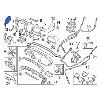 Mazda OE - Left Instrument Panel Trim Panel