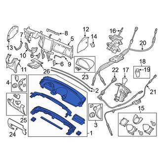 Mazda OE - Dashboard Panel