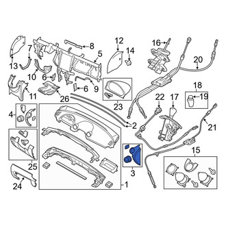 Mazda OE - Right Instrument Panel Side Cover