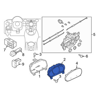 Mazda OE - Instrument Cluster Visor