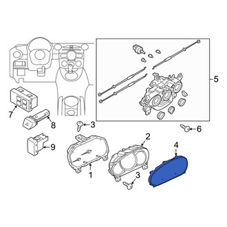 Mazda OE - Instrument Panel Lens