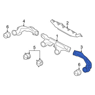 Mazda OE - Right Instrument Panel Air Duct