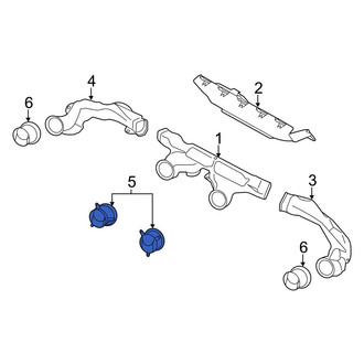 Mazda OE - Left Inner Dashboard Air Vent