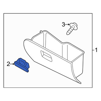 Mazda OE - Front Glove Box Latch