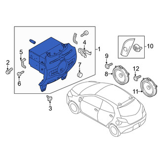 Mazda OE - Radio Control Unit