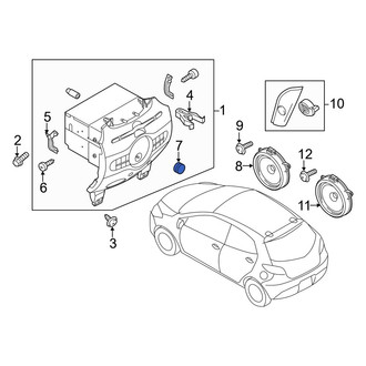 Mazda OE - Radio Knob