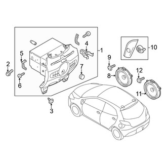 Mazda OE - Instrument Panel - Sound System